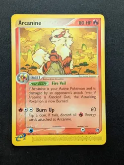 NM Pokemon Arcanine Regular Card 15/100 Sandstorm - Image 1