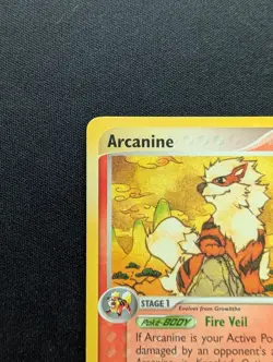 NM Pokemon Arcanine Regular Card 15/100 Sandstorm - Image 2