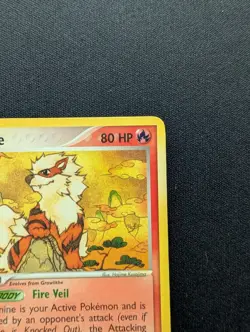 NM Pokemon Arcanine Regular Card 15/100 Sandstorm - Image 3