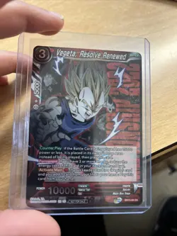 Vegeta Resolve Renewed | CHAMPIONSHIP 2022 Foil | Dragon Ball Super Card | - Image 1