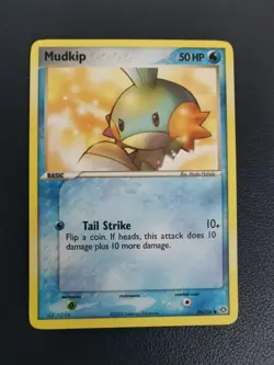 Pokemon Card Mudkip 56/106 EX Emerald Common - Image 1