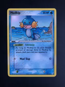Mudkip 57/100 EX Crystal Guardians Pokemon Card LP/NM - Image 1