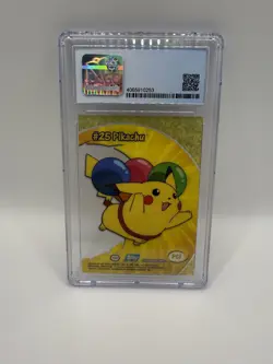 Pokemon Topps Series 2 PIKACHU Clear Card CGC 10 PRISTINE PC1 - Image 2
