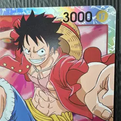 One Piece Card Game Bandai Monkey D. Luffy OP01-024 SR Holo - Image 4