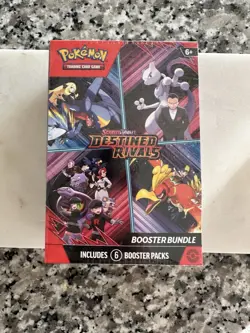 Pokemon TCG Booster bundle Sealed Destined rivals 4 IR cards NM - Image 1