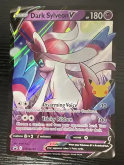 Dark Sylveon V SWSH134 Jumbo Promo Holo 180 HP Oversized Pokemon Card - Image 1