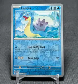 Lapras Uncommon Reverse Holo Sv: Scarlet & Violet 151 Pokemon TCG Card 131/165 - Image 1