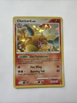 Pokemon TCG Charizard #1/99 Platinum Arceus Cracked Ice Holo Rare Card - Image 1