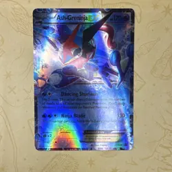 Ash-Greninja EX Full Art Promo Holo XY133 XY 170 HP Pokemon Card - Image 1