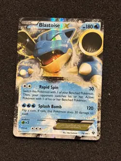 2014 Blastoise EX 29/146 XY Base Set Ultra Rare Pokemon Card NM+ - Image 2