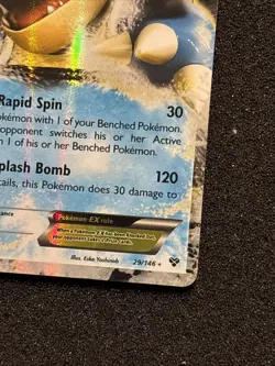 2014 Blastoise EX 29/146 XY Base Set Ultra Rare Pokemon Card NM+ - Image 3