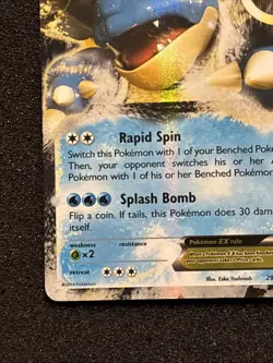 2014 Blastoise EX 29/146 XY Base Set Ultra Rare Pokemon Card NM+ - Image 4