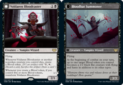 Voldaren Bloodcaster // Bloodbat Summoner Light Play, English Magic the Gatherin - Image 1