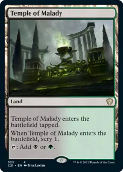 Temple of Malady x4 - Commander 2021 - NM-Mint, English - Commander 2021 - Image 1