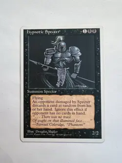 Hypnotic Specter - MTG Core Set 4th Edition - LP - Image 1