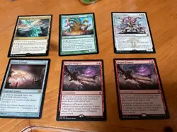6x mtg mix lot rare mythic foils #23 - Image 1