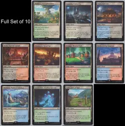 MTG (10) Tap Dual Lands - Full Set - Final Fantasy -o76 - Image 1