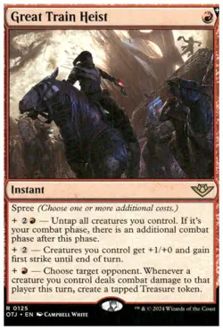 Great Train Heist - R125 - MTG - Outlaws of Thunder Junction (OTJ) - Image 1