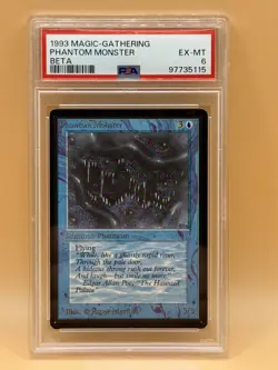 Phantom Monster – MTG Beta (1993) – PSA 6 EX-MT - Magic the Gathering - Image 1