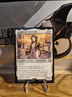 Aerith Gainsborough Final Fantasy Magic MTG R 0004 NON FOIL NM English - Image 1