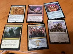 6x mtg mix lot rare mythic foils #22 - Image 1