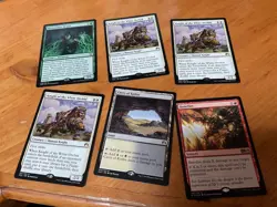 6x mtg mix lot rare mythic foils #21 - Image 1