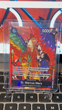 St. Marcus Mars OP13-091 Alt Art- Carrying on His Will English NM One Piece TCG - Image 2