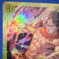 Bandai Portgas D. Ace OP07-119 Secret Rare Foil Holo 500 Years One Piece CCG - Image 4