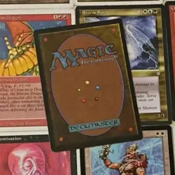 Magic: The Gathering Vintage Lot - Shivan Dragon, Urza's Tower, 13 Cards - Image 1