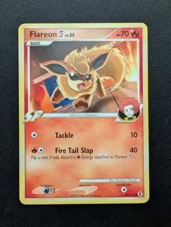 M/NM Pokemon Flareon Regular Card 60/111 Rising Rivals - Image 1