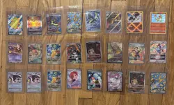 24 Card Pokemon Lot All Cards NM In Grading Sleeves Ft 9 SIRs - Image 1