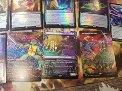 MTG Magic The Gathering TMNT 29 COllector CARD LOT: Leo's Katana, The Ooze, ++++ - Image 2