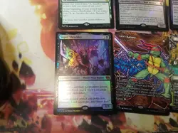 MTG Magic The Gathering TMNT 29 COllector CARD LOT: Leo's Katana, The Ooze, ++++ - Image 3