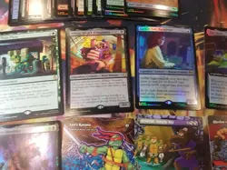 MTG Magic The Gathering TMNT 29 COllector CARD LOT: Leo's Katana, The Ooze, ++++ - Image 5