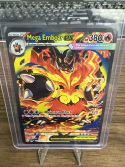 Mega Emboar Ex Sir Ascended Heroes Pokemon Card Near Mint english - Image 1