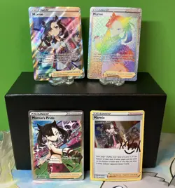 Marnie NM Trainer 4 Card LOT SWSH123 SWSH120 208/202 171/172 Pokemon TCG - Image 1