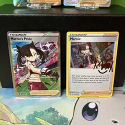 Marnie NM Trainer 4 Card LOT SWSH123 SWSH120 208/202 171/172 Pokemon TCG - Image 3