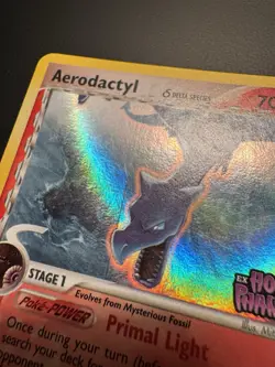 Pokemon TCG Aerodactyl EX Holon Phantoms Card 35/110 Stamped Delta Species - Image 3