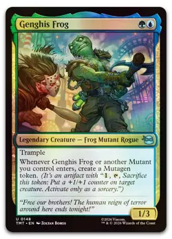 Genghis Frog #148 (Foil) (NM) TMT Magic MTG - Image 1
