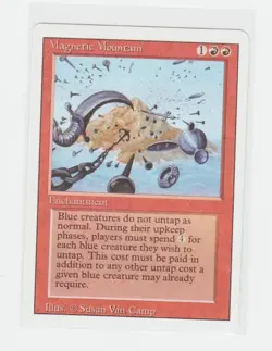 Magic the Gathering ~ MTG ~ 1x Magnetic Mountain ~ LP ~ REVISED - Image 1