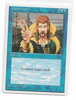 Magic the Gathering ~ MTG ~ 1x Counterspell ~ Fourth Edition ~ 4Ed ~ MP - Image 1