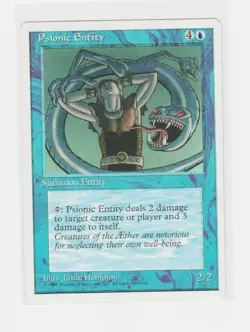 Magic the Gathering ~ MTG ~ 1x Psionic Entity ~ Fourth Edition ~ 4Ed ~ M/NM - Image 1