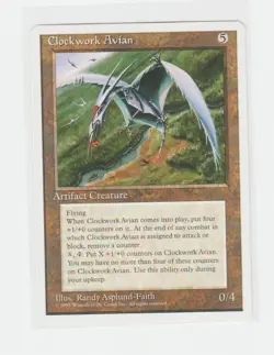 Magic the Gathering ~ MTG ~ 1x Clockwork Avian ~ Fourth Edition ~ 4Ed ~ M/NM - Image 1