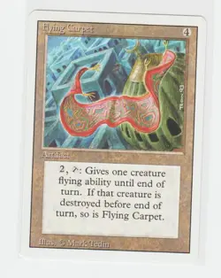 Magic the Gathering ~ MTG ~ 1x Flying Carpet ~ LP ~ REVISED - Image 1