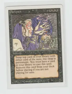 Magic the Gathering ~ MTG ~ 1x Darkpact ~ MP ~ REVISED - Image 1