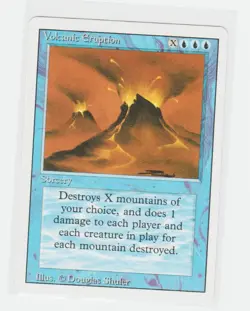 Magic the Gathering ~ MTG ~ 1x Volcanic Eruption ~ LP ~ REVISED - Image 1
