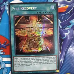 1x (M/NM) - Fire Recovery MP24-EN126 - Prismatic Secret Rare 1st Edition YuGiOh - Image 1