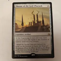 Throne of the God-Pharaoh Amonkhet #237 Rare MTG NM Non-foil - Image 1