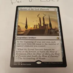 Throne of the God-Pharaoh Amonkhet #237 Rare MTG NM Non-foil - Image 2