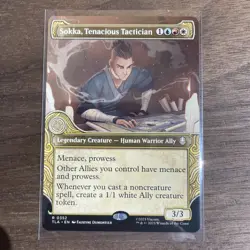 Sokka, Tenacious Tactician - Extended Art - Showcase - NM TLA MTG - Image 1